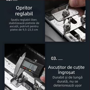 Dropshipping, suport fix pentru piatră de ascuțit din oțel inoxidabil, suport reglabil pentru chiuvetă de uz casnic, suport fix pentru ascuțire antiderapantă nou