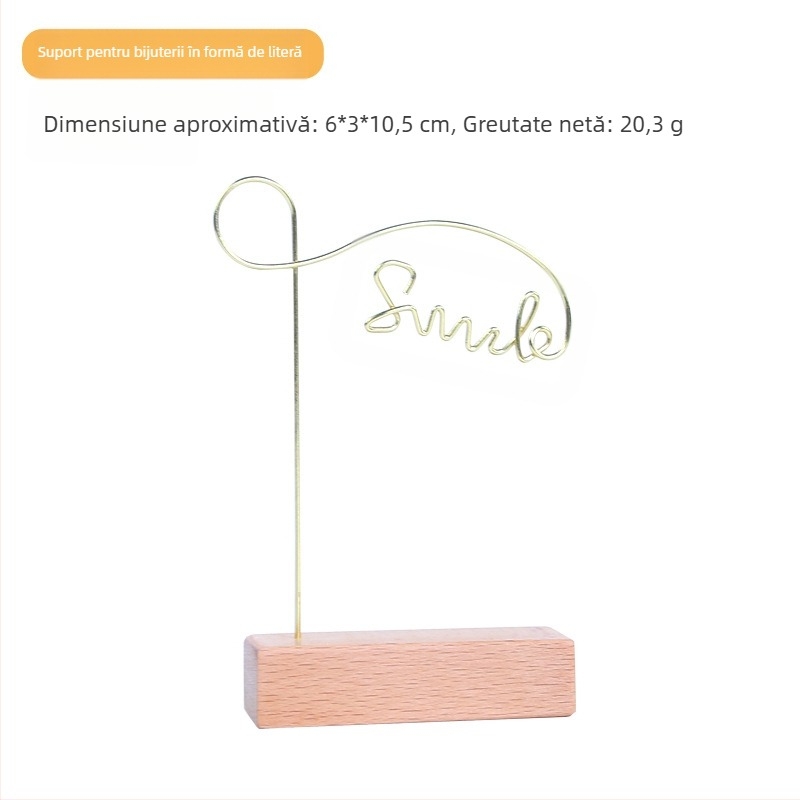 Suport de bijuterii din rășină aurie creativă la fața locului transfrontalieră, suport de afișare pentru bijuterii, inel, cercei, colier, brățară