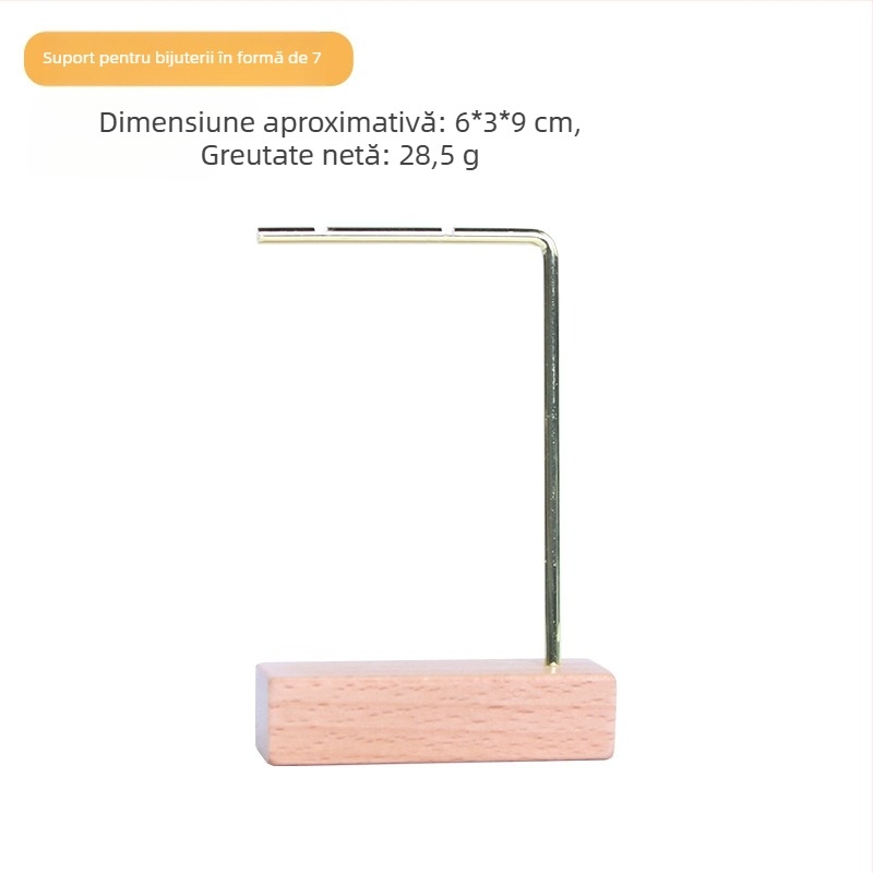 Suport de bijuterii din rășină aurie creativă la fața locului transfrontalieră, suport de afișare pentru bijuterii, inel, cercei, colier, brățară