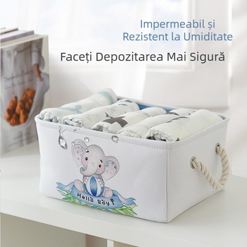 Cutie de depozitare cutie de depozitare jucării pentru bebeluși cutie de depozitare pliabilă din material textil cutie mare de depozitare pentru haine de uz casnic cutie de depozitare