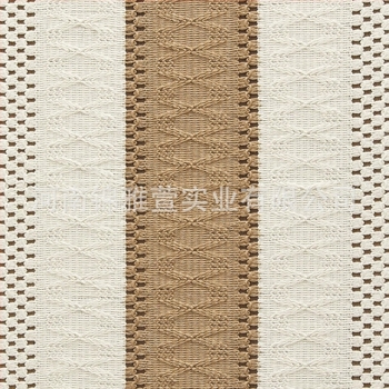 Steag de masă Amazon, bumbac și in, dungi, cusături, țesut în două culori, ciucuri, nimic pastoral, față de masă rustică, producători furnizează