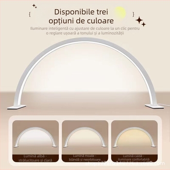 Lampă de unghii desktop lampă de înfrumusețare semilună lampă de protecție a ochilor lampă de gene tatuaj gene înfrumusețare machiaj unghii tatuaj sprâncene lampă LED