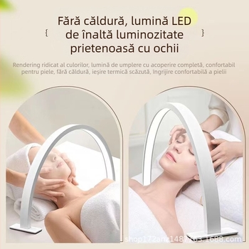 Lampă de unghii desktop lampă de înfrumusețare semilună lampă de protecție a ochilor lampă de gene tatuaj gene înfrumusețare machiaj unghii tatuaj sprâncene lampă LED
