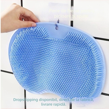 Silicon anti-alunecare picior frecare artefact spate persoană leneșă spate frecare pad baie ventuză puternic spate șterge baie perete spălare pad