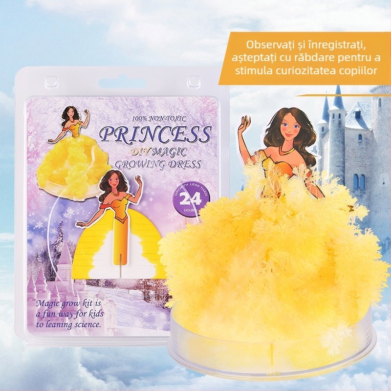 Sursă transfrontalieră de copac de hârtie cu flori pentru copii, jucării de copac de cristal cu creștere magică DIY, producători de brazi de Crăciun en-gros