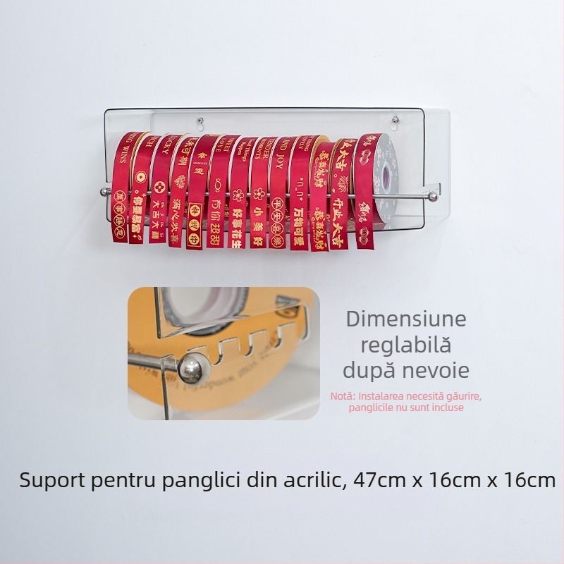 Florărie magazin cofetărie perete panglică raft panglică panglică creativă derulabilă raft de depozitare afișare consumabile raft de afișare