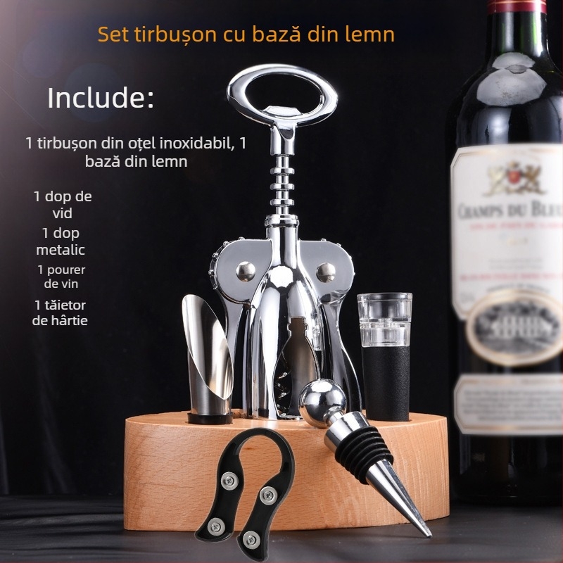 Set deschizătoare de sticle în formă de cal de mare pentru vin și bere