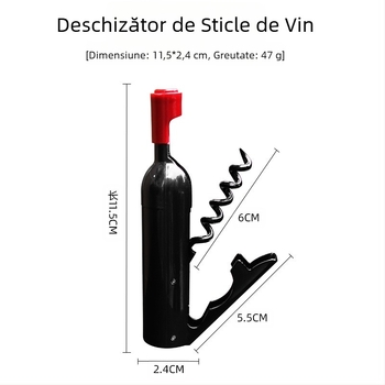 Magnet de frigider creativ, deschizător de sticle de vin multifuncțional, sticlă de vin din plastic, în stoc