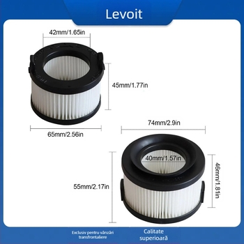 Potrivit pentru elementul de filtrare al aspiratorului Levoit VortexIQ 40-RF/LSV-V401F-UK