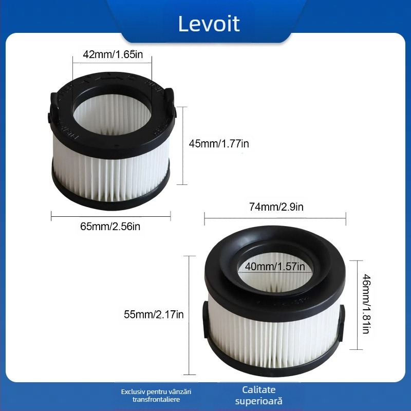 Potrivit pentru elementul de filtrare al aspiratorului Levoit VortexIQ 40-RF/LSV-V401F-UK