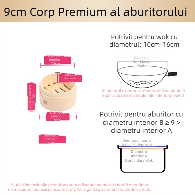 Aburitor mic aburitor din bambus aburitor mic aburitor pentru găluște aburitor aburitor din bambus mini aburitor aburitor comercial din bambus