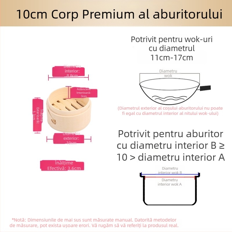 Aburitor mic aburitor din bambus aburitor mic aburitor pentru găluște aburitor aburitor din bambus mini aburitor aburitor comercial din bambus
