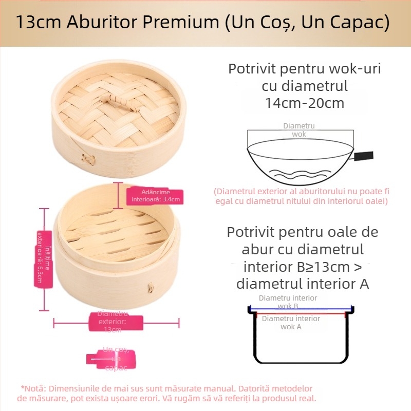 Aburitor mic aburitor din bambus aburitor mic aburitor pentru găluște aburitor aburitor din bambus mini aburitor aburitor comercial din bambus