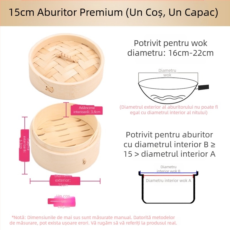 Aburitor mic aburitor din bambus aburitor mic aburitor pentru găluște aburitor aburitor din bambus mini aburitor aburitor comercial din bambus