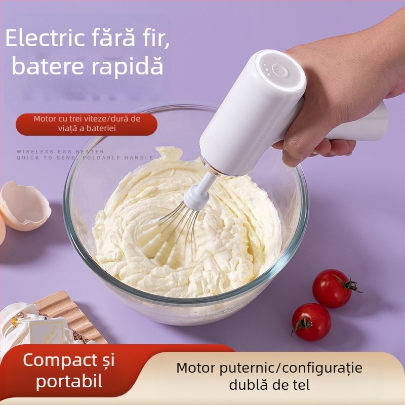 Explozie transfrontalieră de bătător de ouă electric de uz casnic, mic, ușor, bătător de cremă, mașină de tort, instrumente semiautomate de copt