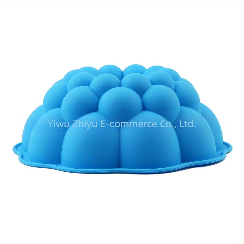 În stoc, instrument rotund de copt din silicon aburit, de 18 cm, tavă de copt în formă de floare, din savalin, țesută, formă de tort Qi Feng