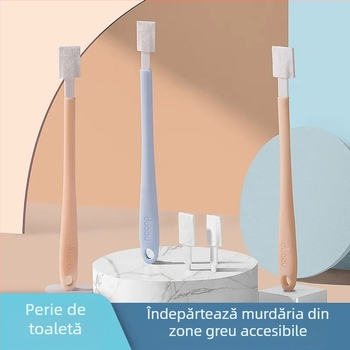 Perie de toaletă de unică folosință super rentabilă, perie de toaletă Gap, costum de curățare a periei de toaletă, fără a omite nimic