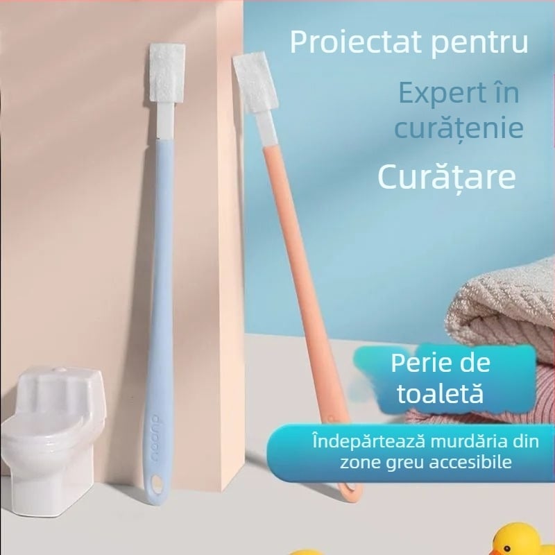 Perie de toaletă de unică folosință super rentabilă, perie de toaletă Gap, costum de curățare a periei de toaletă, fără a omite nimic