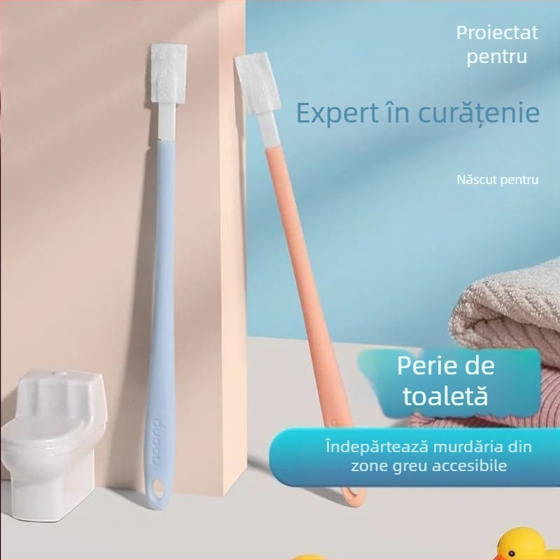 Perie de toaletă de unică folosință super rentabilă, perie de toaletă Gap, costum de curățare a periei de toaletă, fără a omite nimic