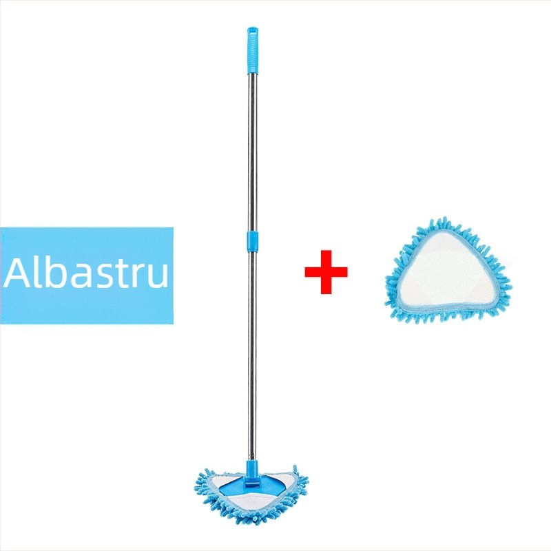 O generație de mini triunghiuri chenille, mop mic retractabil, care tremură cu pereți și tavane