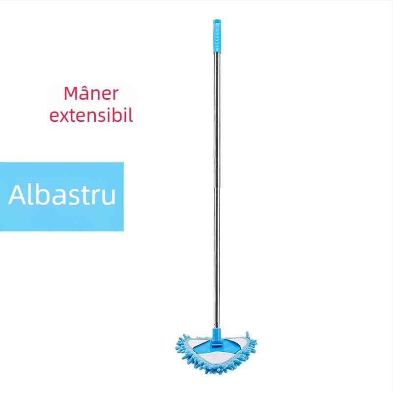 O generație de mini triunghiuri chenille, mop mic retractabil, care tremură cu pereți și tavane