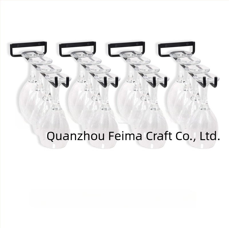 Suport pentru pahare de vin roșu transfrontalier Amazon, suport pentru pahare suspendat, simplu, inversat, pentru pahar, suport pentru pahare de vin cu un singur rând