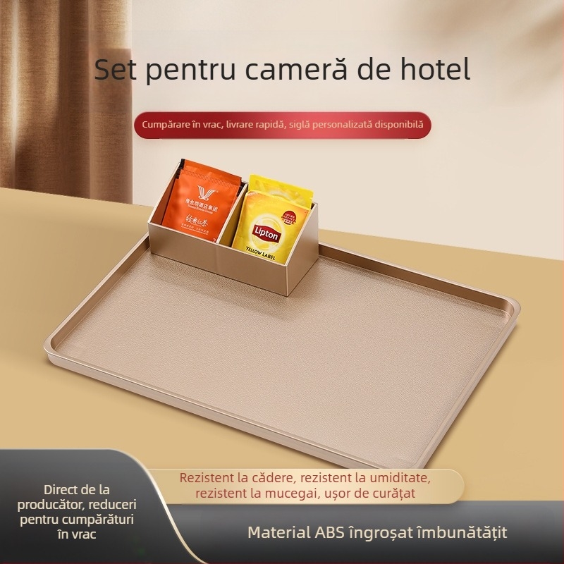 Tavă hotel cutie pentru pliculețe de ceai cutie pentru depozitarea cafelei tavă pentru fierbător electric tavă de ceai asortată LOGO fabrică în stoc