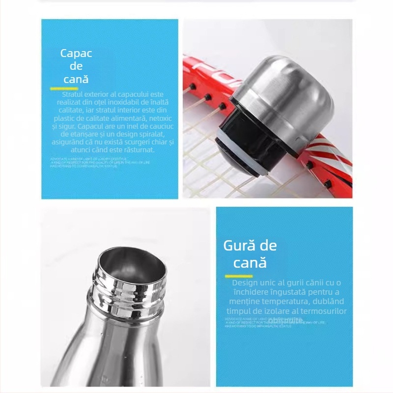 Termos din oțel inoxidabil 304, sticlă de Coca-Cola, capacitate mare, ceașcă sport pentru mașini, cadou publicitar, cană de apă, en-gros