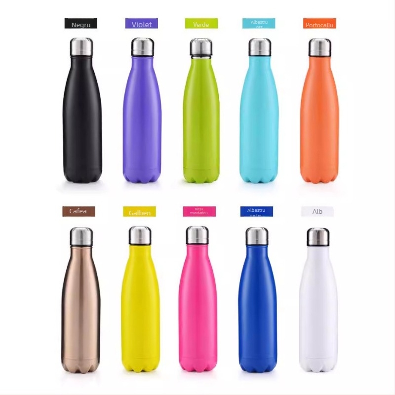 Termos din oțel inoxidabil 304, sticlă de Coca-Cola, capacitate mare, ceașcă sport pentru mașini, cadou publicitar, cană de apă, en-gros