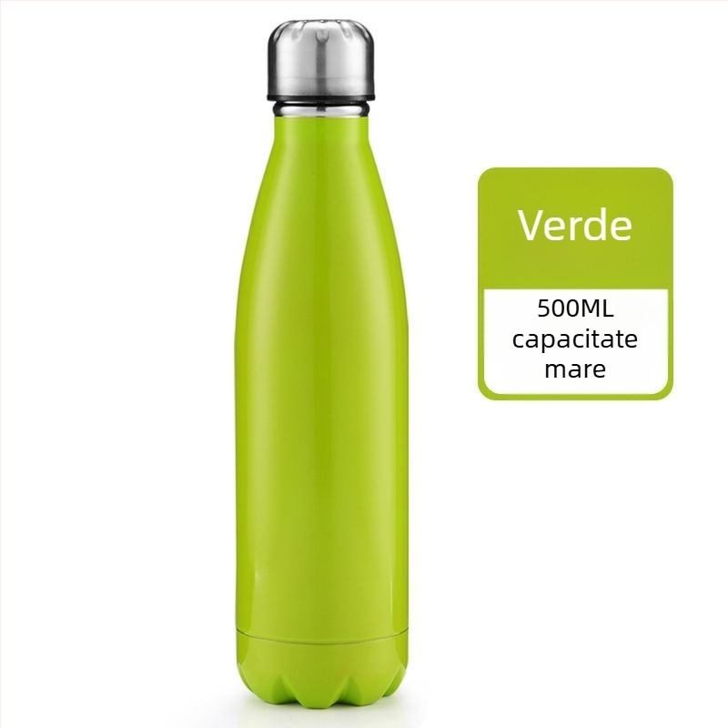 Termos din oțel inoxidabil 304, sticlă de Coca-Cola, capacitate mare, ceașcă sport pentru mașini, cadou publicitar, cană de apă, en-gros