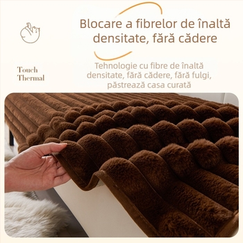 Pernă de canapea modernă de lux, îngroșată, din pluș, pentru patru anotimpuri, universală, antiderapantă, din piele, pentru canapea