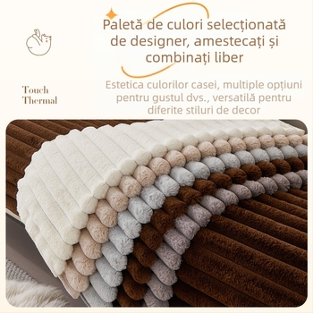 Pernă de canapea modernă de lux, îngroșată, din pluș, pentru patru anotimpuri, universală, antiderapantă, din piele, pentru canapea