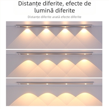 1 buc Smart LED senzor de lumină pentru corpul uman, ochi de pisică, deal, reîncărcabilă, autoadeziv, dulap de vin, dulap, bandă de lumină portabilă