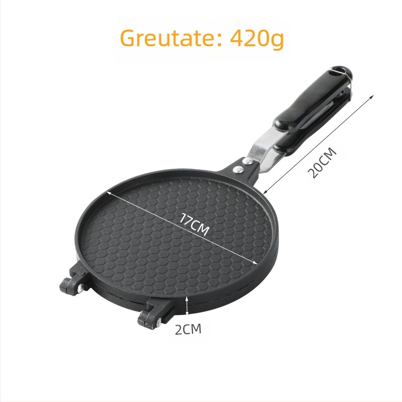 Nouă formă plată pentru rulouri de ou, aliaj de aluminiu, tigaie antiaderentă, presată pentru rulouri de ou, înghețată, mucegai crocant pentru copt