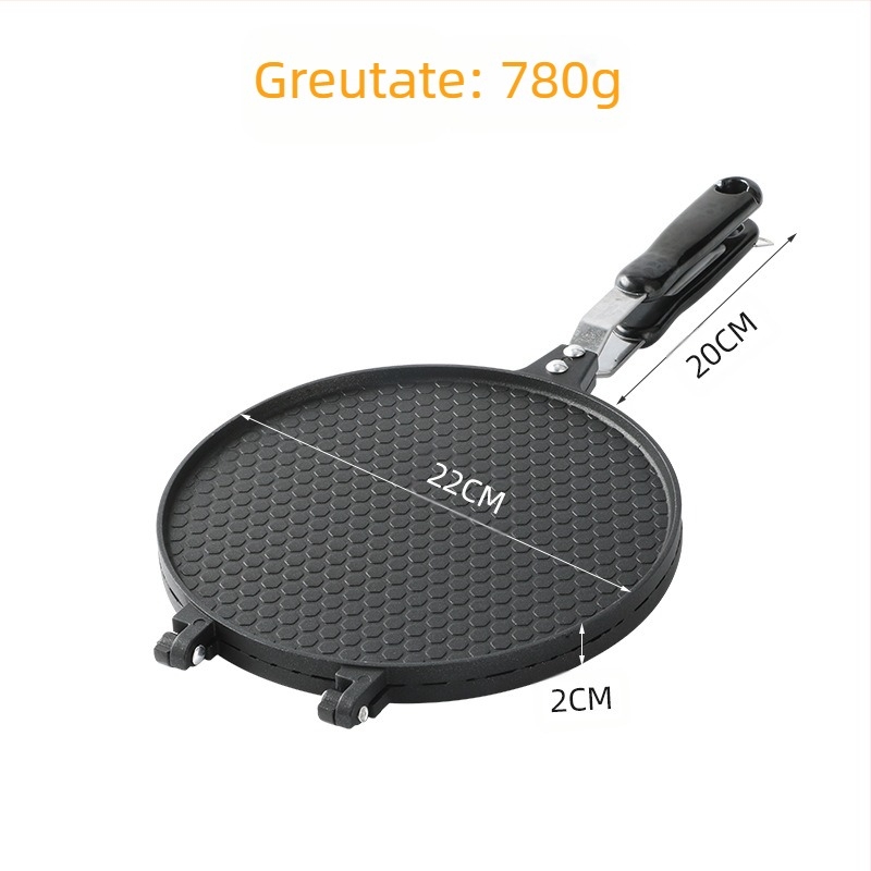 Nouă formă plată pentru rulouri de ou, aliaj de aluminiu, tigaie antiaderentă, presată pentru rulouri de ou, înghețată, mucegai crocant pentru copt
