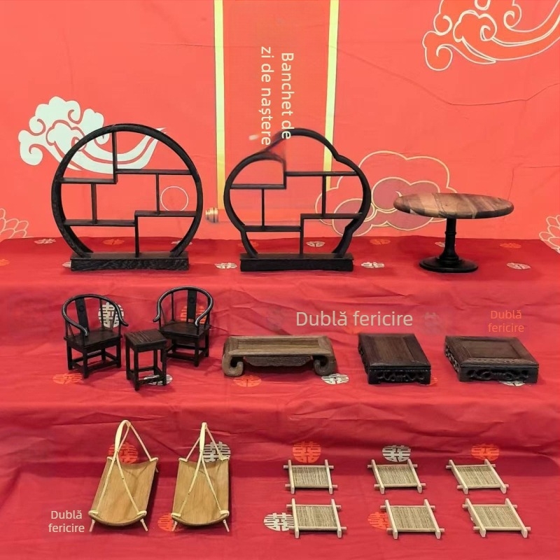 Noua masă de desert chinezească, set de rafturi pentru afișaj, masă, banchet de ziua de naștere, banchet pentru bebeluși, banchet de nuntă, săptămâna de grab, masă de desert, pauza de ceai, masă de desert