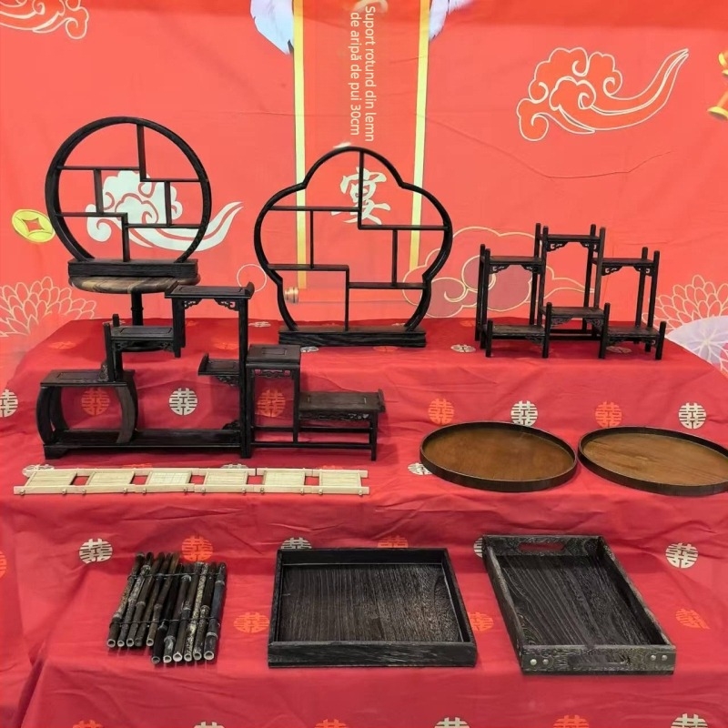 Noua masă de desert chinezească, set de rafturi pentru afișaj, masă, banchet de ziua de naștere, banchet pentru bebeluși, banchet de nuntă, săptămâna de grab, masă de desert, pauza de ceai, masă de desert