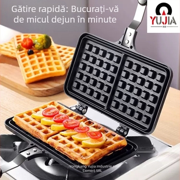 Tavă de copt internă directă transfrontalieră pentru comerț exterior, tigaie de vafe cu 7 găuri pentru micul dejun, mucegai pentru omletă pentru bebeluși, en-gros