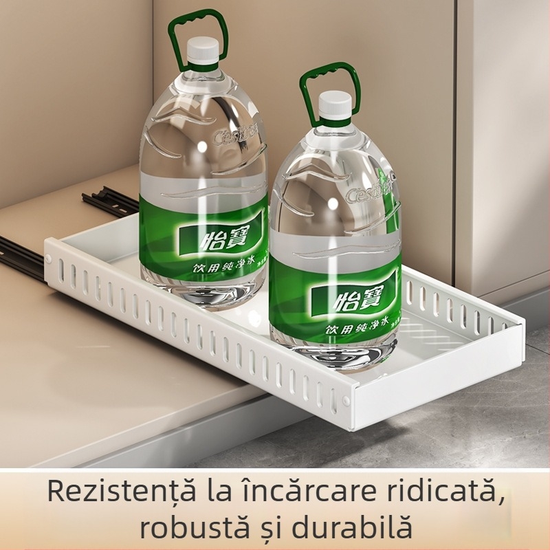 Bucătărie depozitare capac raft reglabil oală Placer oală raft blat dulap farfurie raft de depozitare extractibil