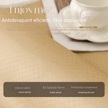 Pernă de canapea în stil crem 2025 nouă, universală pentru toate anotimpurile, pernă de șezut de înaltă calitate, husă de canapea fixă antiderapantă, material textil