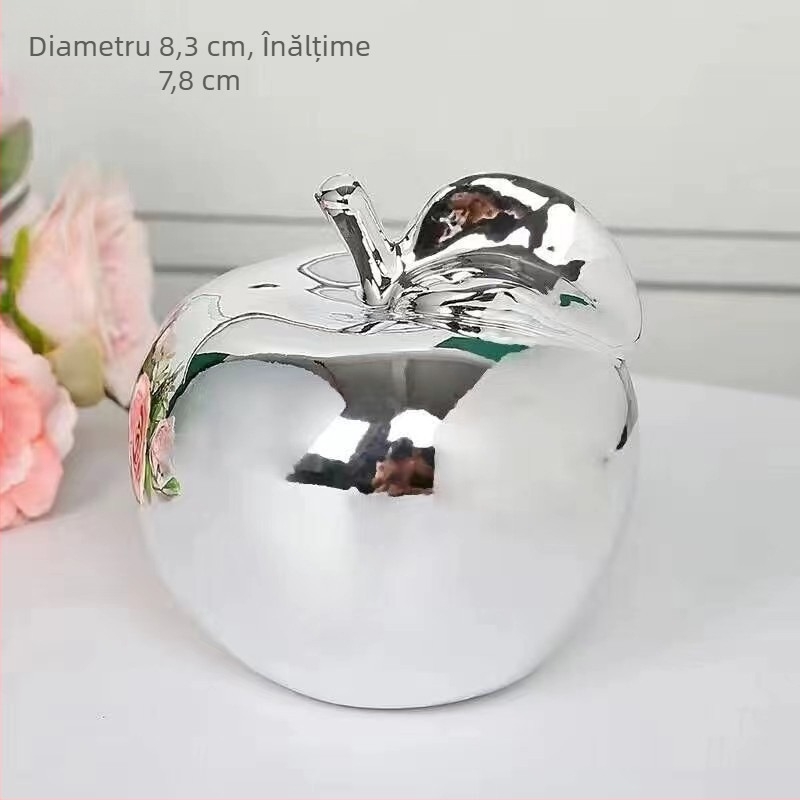 Decor creativ în stil european cu măr, hol interior, living, bibliotecă, dulap TV, birou, ceramică, artizanat, decorațiuni en-gros