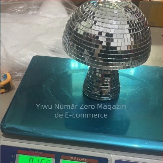 Cască Disco Ball Transfrontalieră Independent Station, cu oglindă și cărămidă, cu bile Disco Ball, cu ciuperci