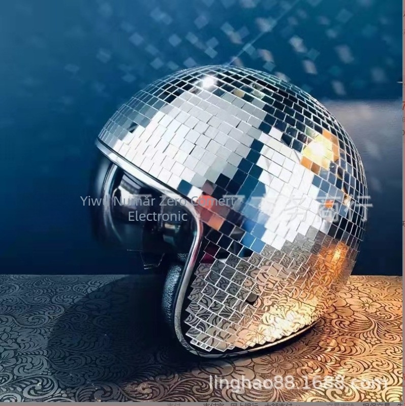 Cască Disco Ball Transfrontalieră Independent Station, cu oglindă și cărămidă, cu bile Disco Ball, cu ciuperci