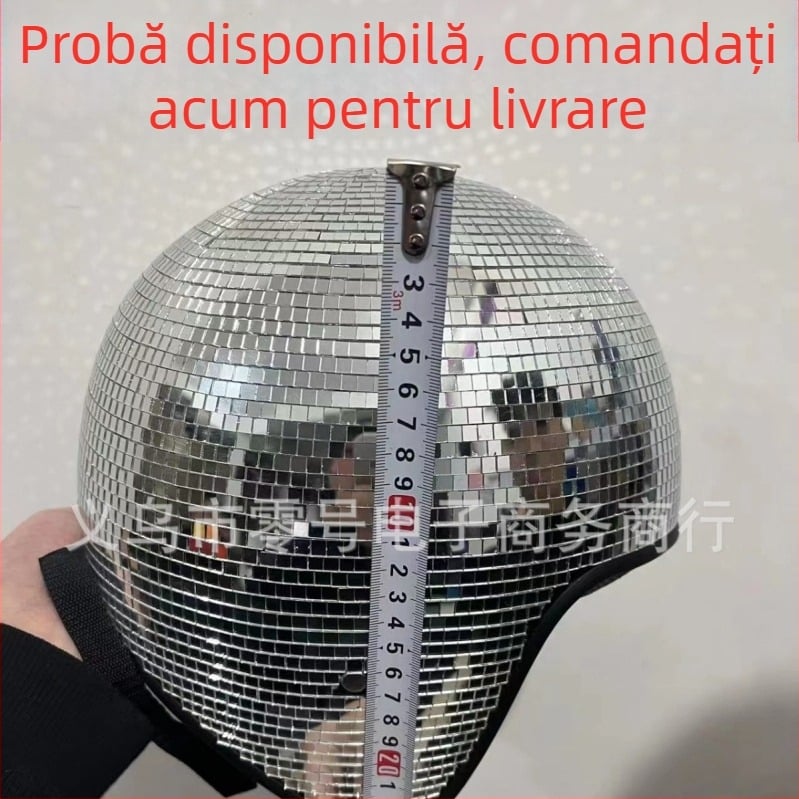 Cască Disco Ball Transfrontalieră Independent Station, cu oglindă și cărămidă, cu bile Disco Ball, cu ciuperci