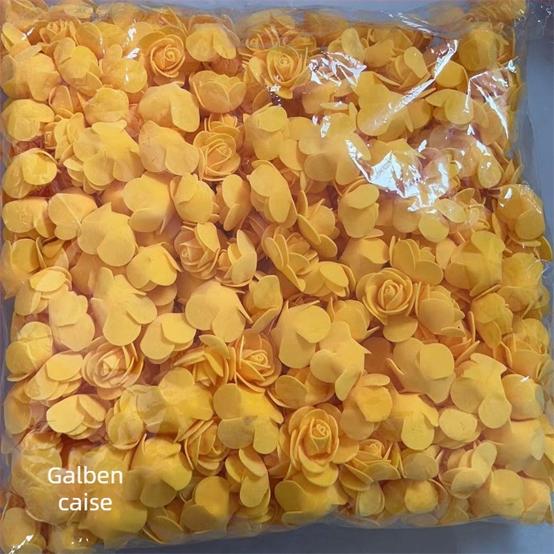 Simulare trandafir cap de floare 3,5 cap de floare falsă PE spumă cap de floare trandafir floare simulare trandafir urs floare eternă