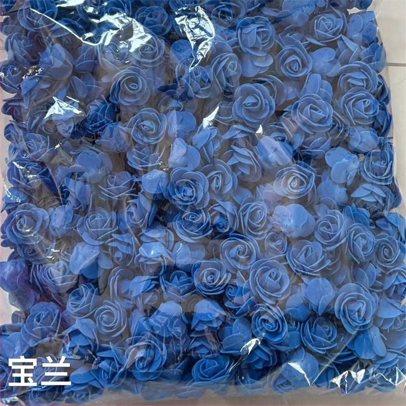 Simulare trandafir cap de floare 3,5 cap de floare falsă PE spumă cap de floare trandafir floare simulare trandafir urs floare eternă