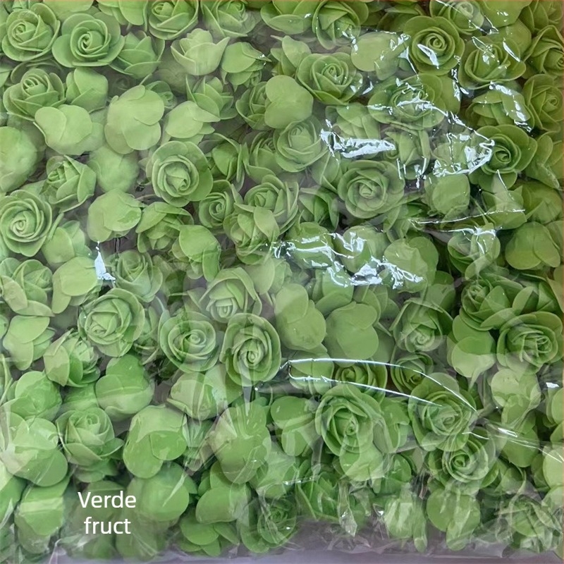 Simulare trandafir cap de floare 3,5 cap de floare falsă PE spumă cap de floare trandafir floare simulare trandafir urs floare eternă