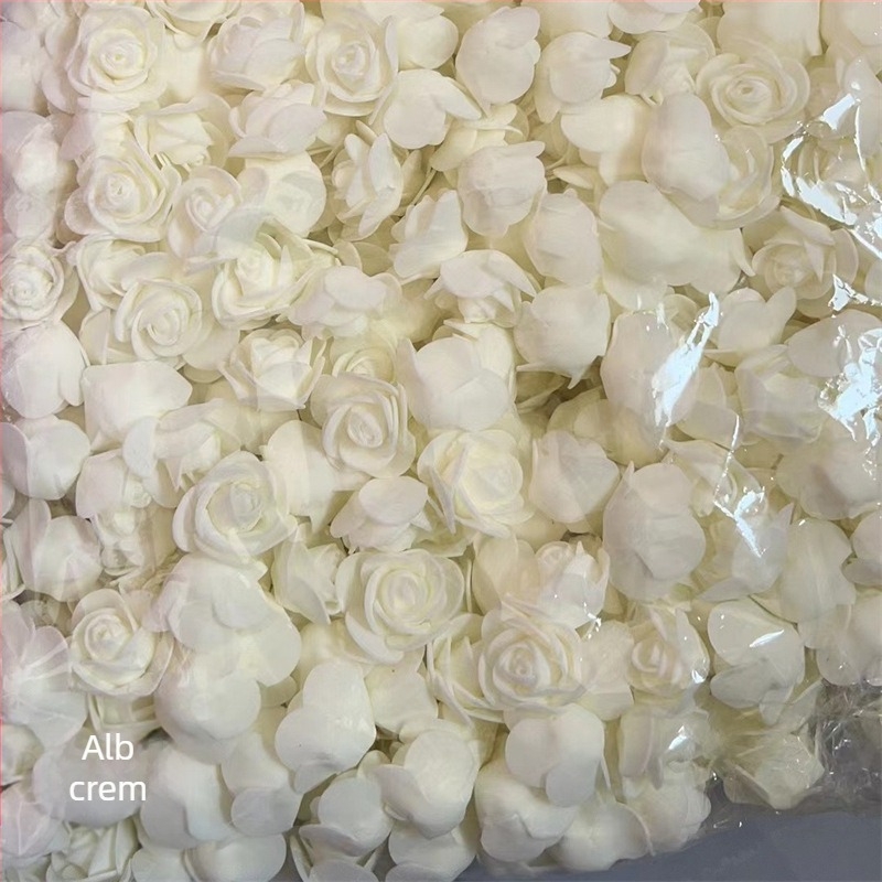 Simulare trandafir cap de floare 3,5 cap de floare falsă PE spumă cap de floare trandafir floare simulare trandafir urs floare eternă