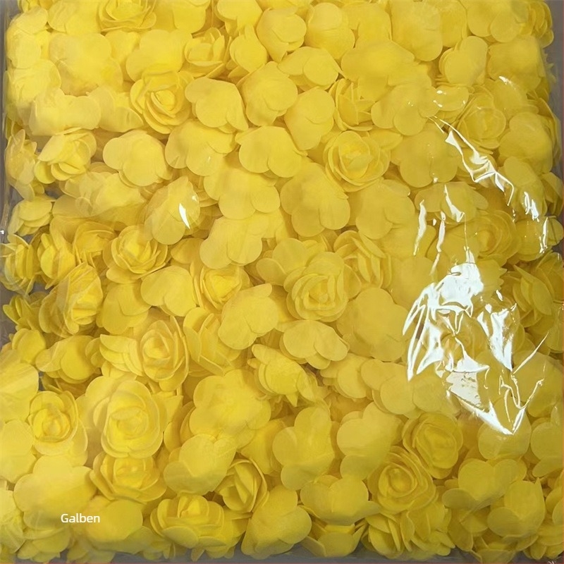 Simulare trandafir cap de floare 3,5 cap de floare falsă PE spumă cap de floare trandafir floare simulare trandafir urs floare eternă