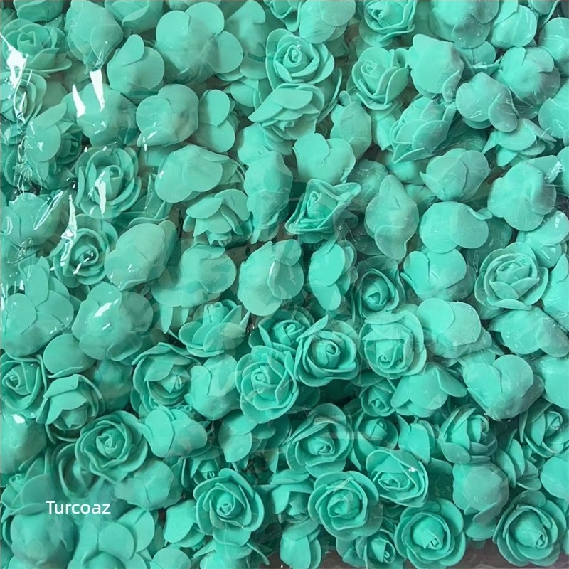 Simulare trandafir cap de floare 3,5 cap de floare falsă PE spumă cap de floare trandafir floare simulare trandafir urs floare eternă